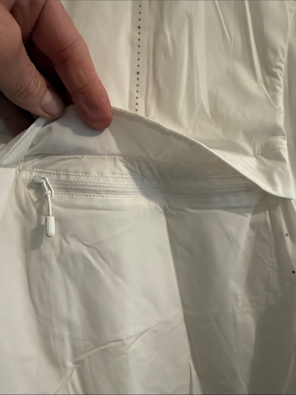 lululemon athletica White Lightweight Hooded Half-Zip Utility Jacket - Picture 9 of 11